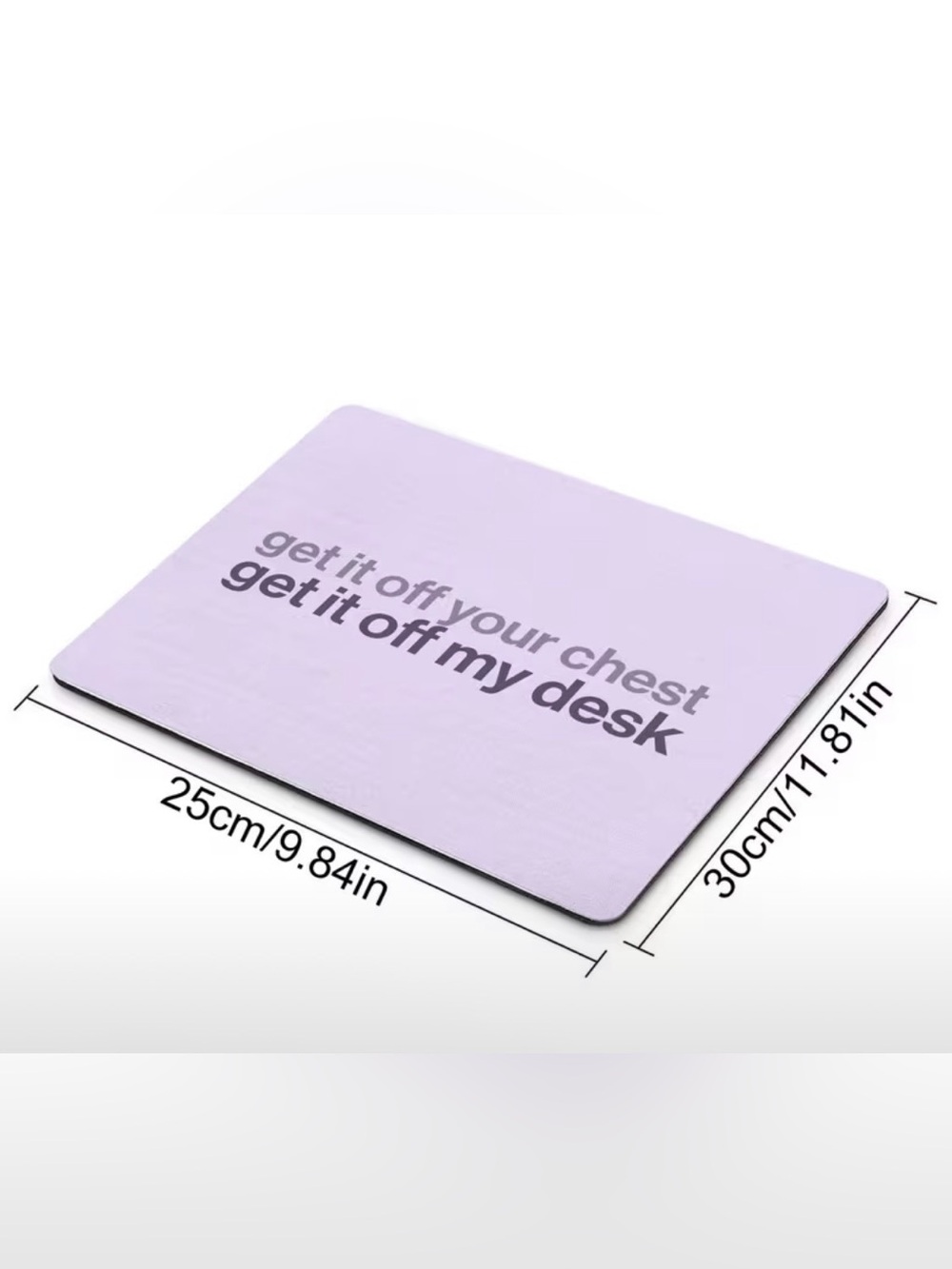 Taylor Swift Lilac Desk Mat with Song lyrics!!